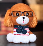 存钱罐创意可爱树脂小狗动物储蓄灌儿童学生男女生日礼物韩国创意