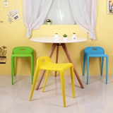 凳子塑料家用成人餐椅包邮加厚高凳小板凳现代时尚创意客厅餐桌凳