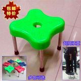 塑料矮凳 绿色儿童便携凳子蓝色可拆装折叠加厚不锈钢板凳包邮