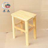正品进口橡胶木四方凳子仿古凳实木时尚创意餐椅高凳子矮凳小板凳