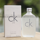 CK/凯文克莱 CK-one中性香水EDT 100/200ml 有盒有喷头
