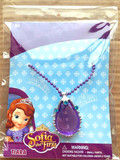 儿童玩具饰品皇冠苏菲亚小公主sofia项链套装紫水晶护身符吊坠