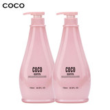 COCO洗发水护发素套装 750ml*2瓶 女士香水香味洗发露 正品