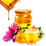 【天猫超市】韩国进口国际KJ蜂蜜柚子茶560g水果味果肉茶果汁饮品