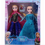 新款冰雪奇缘barbie娃娃套装大礼盒 爱莎安娜儿童玩具女孩礼物
