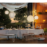 北欧宜家球形吊灯罩单头餐厅咖啡厅婚礼装饰日式简约现代灯饰纸艺