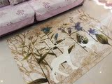3D立体印花彩色防滑吸水地毯茶几垫客厅地毯门口垫床边毯可水洗