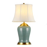 景德镇陶瓷台灯欧式中式新古典后现代陶瓷台灯床头灯台灯全铜台灯