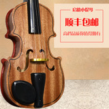 手工实木儿童小提琴玩具女孩乐器可拉响仿真道具初学者提琴送松香
