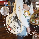 日系卡通可爱帆布包学生学院风女士时尚软妹文艺韩版单肩包手提包