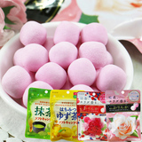 日本进口糖果零食 嘉娜宝kracie玫瑰树莓抹茶香体糖32g约会必备