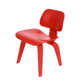 特价北欧设计师时尚红色个性休闲经典简约实木单人休闲椅餐椅子