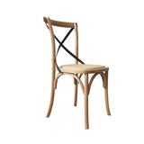 特价法式复古风实木古朴高档田园实木欧式木椅休闲椅餐椅叉背椅子