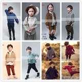 新款儿童摄影服装 韩版影楼童装男女孩文艺主题造型写真服饰4-6岁