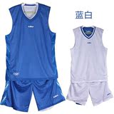 詹姆斯篮球服套装男款双面穿双侧口袋篮球衣训练运动队服可印刷