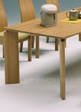 简约现代家具 本色全实木环保家具 餐桌 厚重桌腿 时尚经典