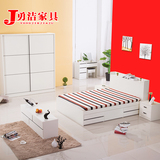 勇洁家具现代板式家具套房系列 卧室家具组合 六件套配套家具定制
