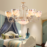 新款蒂凡尼欧式地中海吊灯大气客厅灯别墅卧室餐厅灯饰田园灯具