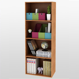 实木简易组装合书柜 多用书架储物格子柜杂物置物架小柜子收纳柜