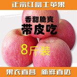 【福到来果园】临猗红富士苹果8斤 新鲜苹果水果黄土高原红富士