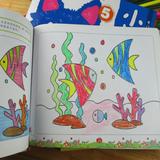 幼儿童小孩填色书 小小手涂色画画本幼儿园宝宝3456岁绘画入门书
