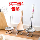 汤勺架 带不锈钢接水盘 多功能厨房置物架 配不锈钢碗勺子碗碟架