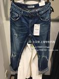 ZARA 上海专柜正品代购 女士 牛仔裤 8228024 8228/024