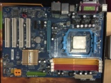技嘉8I945G 二手AMD6400双核CPU+技嘉M5SL主板套装 测好
