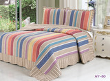 韩式家纺床品纯棉儿童卡通全棉床上用品三件套床单床盖两件套床罩