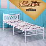木板床1.2米包邮折叠床单人床午休床躺折叠椅午休睡午睡欧式四折