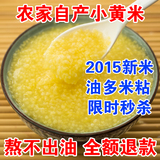 沂蒙山农家自产黄小米2015新米月子米纯天然小黄米小米粥250g
