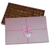 手工DIY川崎纸玫瑰花礼品盒 包装盒 花盒 77颗装费列罗巧克力盒子