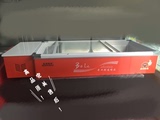 五洲伯乐2米前透明海鲜柜冷冻柜冷藏柜台式卧式海鲜柜冰柜展示