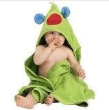 宜家代购IKEA正品 巴斯利 宝宝婴儿 儿童带帽 浴巾 毛巾纯棉KC0.4