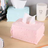 创意 欧式长方形纸巾盒纸巾筒家用抽纸盒 抽纸筒客厅卫生间纸巾盒