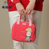 日本卡拉猫 帆布女包卡通可爱包包小手提包女迷你布艺手拎包小包