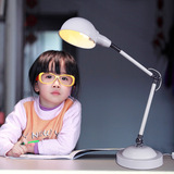 创意时尚台灯欧式金属质节能型台灯 护眼办公阅读传统白色台灯