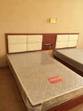 广州宾馆家具全套出租屋用床头柜酒店式标间客房软包1.2米单人床