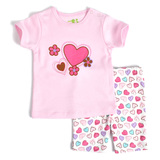 婴儿纯棉短袖套装夏季女宝宝夏装新生儿儿童衣服3-6-12个月0-2岁1