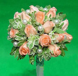 粉玫瑰19朵新娘手捧花    泉州鲜花速递    全国配送