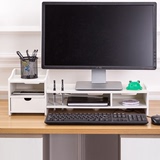 电脑增高办公桌收纳架桌面收纳盒抽屉式办公室用品整理置物架创意