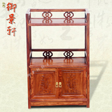 中式红木家具 实木茶水柜 餐边柜 刺猬紫檀 花梨木简约小茶水柜子