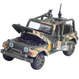 吉普牧马人军事合金车模有声光回力装甲车战车儿童玩具礼盒装