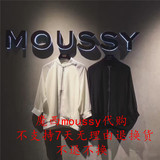 moussy2016秋冬新女装休闲短款棒球夹克衫外套上衣0109AB30-5000