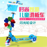 宝宝滑板车儿童三轮2-3-4-5-6岁二轮四轮全钢闪光踏板轮滑车玩具