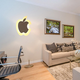 正品亚克力苹果暖光led卧室床头壁灯创意简约现代过道走廊玄关灯