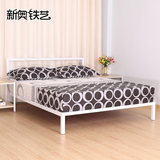 特价包邮宜家铁艺床双人床单人床儿童床1.2米1.5米1.8米铁床架白