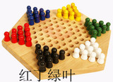 巧之木六角跳棋九连棋成人益智木制玩具智力玩具亲子积木拼图玩具