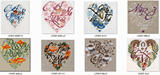 工艺饰品套件韩国DMY 满包邮送十字绣工具 心形系列 全套15幅打包