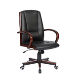 鸿星木质人体工学家用椅办公椅转椅电脑椅职员椅特价超值甩卖6006